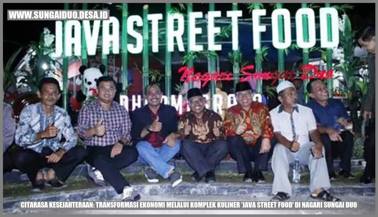 Gambar Komplek Kuliner 'Java Street Food' di Nagari Sungai Duo