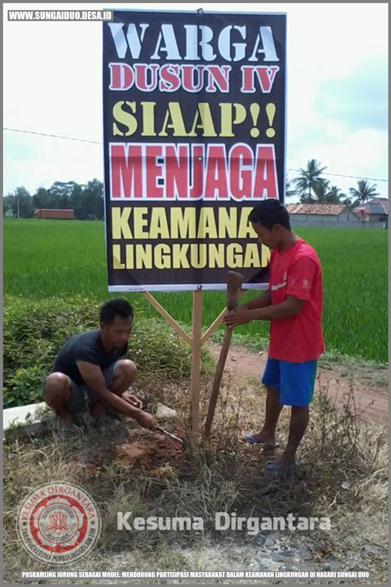 Poskamling Jorong Sebagai Model: Mendorong Partisipasi Masyarakat dalam Keamanan Lingkungan di Nagari Sungai Duo