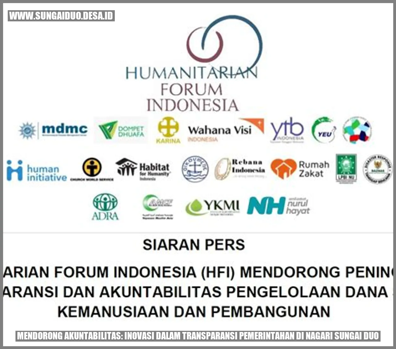 Mendorong Akuntabilitas: Inovasi dalam Transparansi Pemerintahan di Nagari Sungai Duo