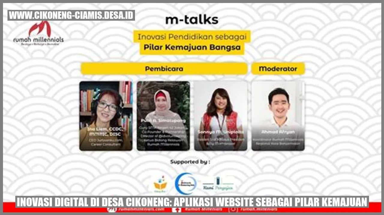 Inovasi Digital di Desa Cikoneng: Aplikasi Website sebagai Pilar Kemajuan