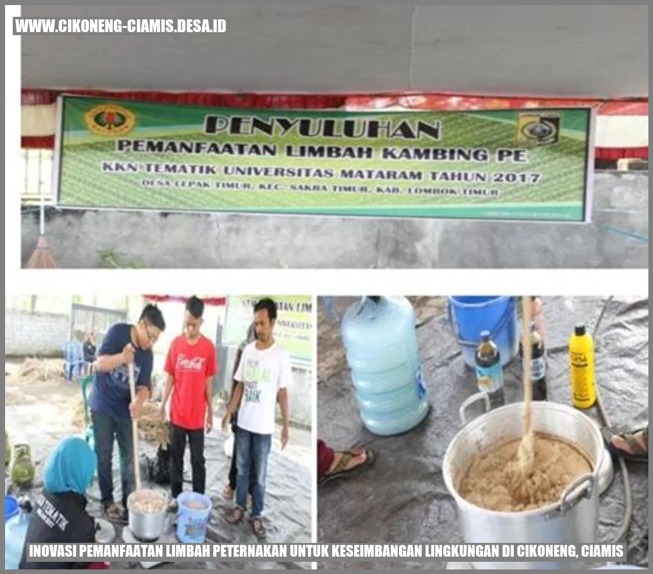 Inovasi Pemanfaatan Limbah Peternakan untuk Keseimbangan Lingkungan di Cikoneng, Ciamis