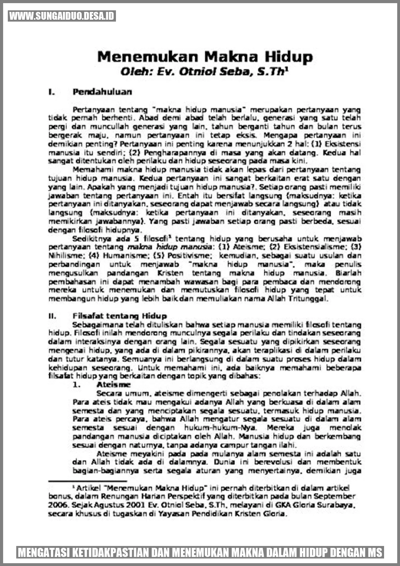 Mengatasi Ketidakpastian dan Menemukan Makna dalam Hidup dengan MS