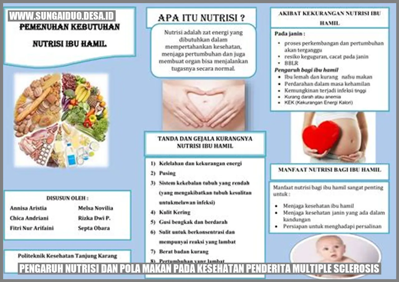Pengaruh Nutrisi dan Pola Makan pada Kesehatan Penderita Multiple Sclerosis