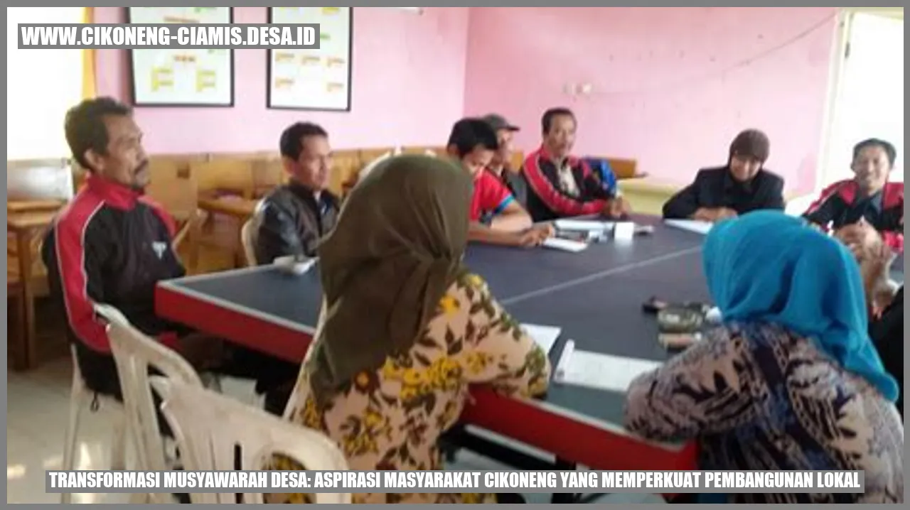 Transformasi Musyawarah Desa: Aspirasi Masyarakat Cikoneng yang Memperkuat Pembangunan Lokal