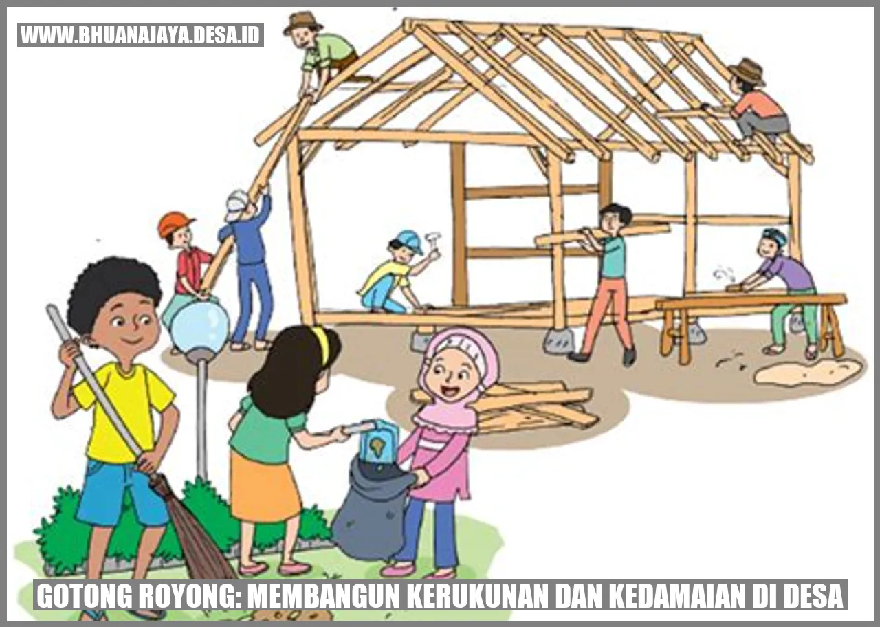 Pentingnya Saling Gotong Royong dalam Membangun Keamanan Desa Cikoneng