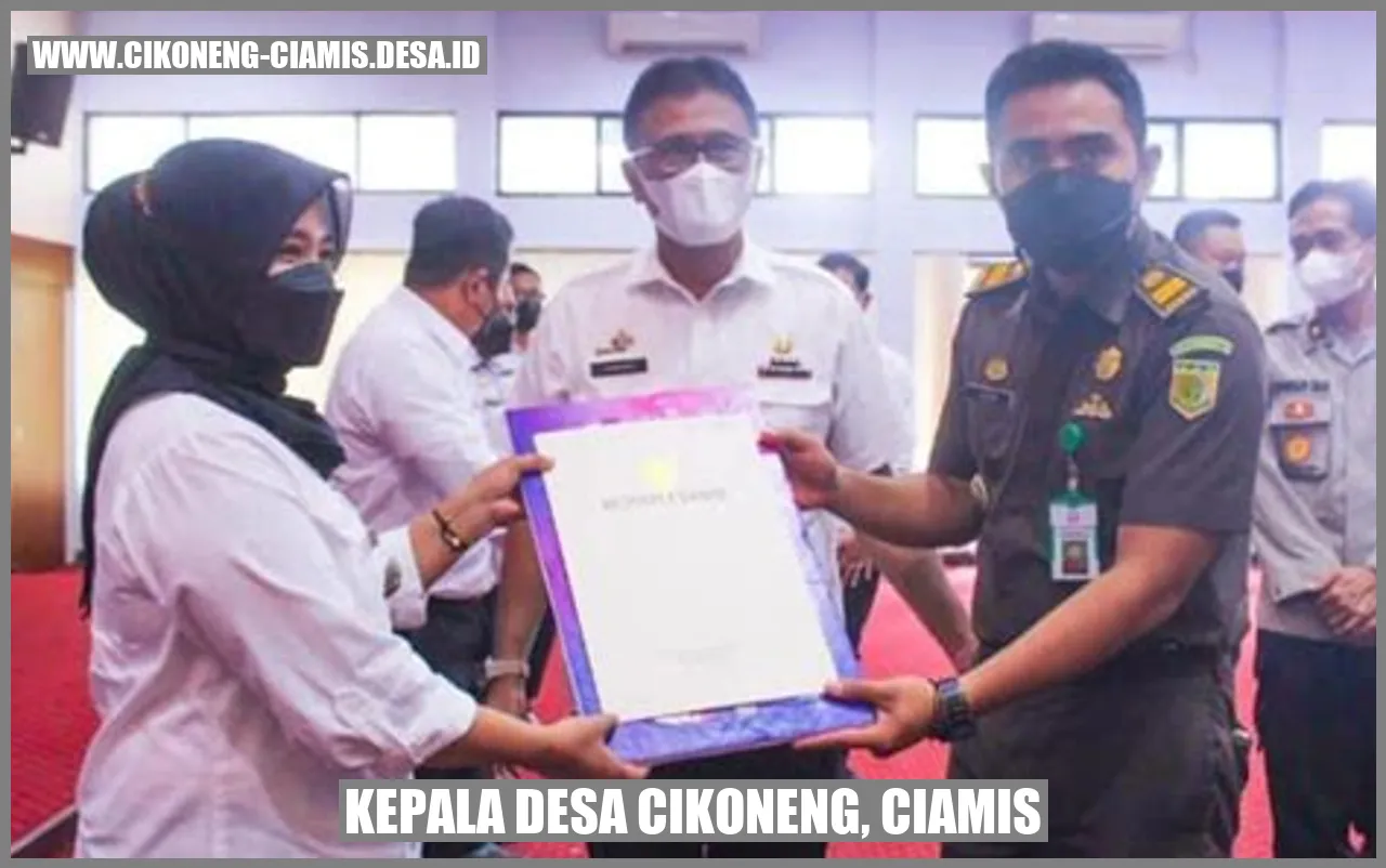Kepala Desa Cikoneng, Ciamis