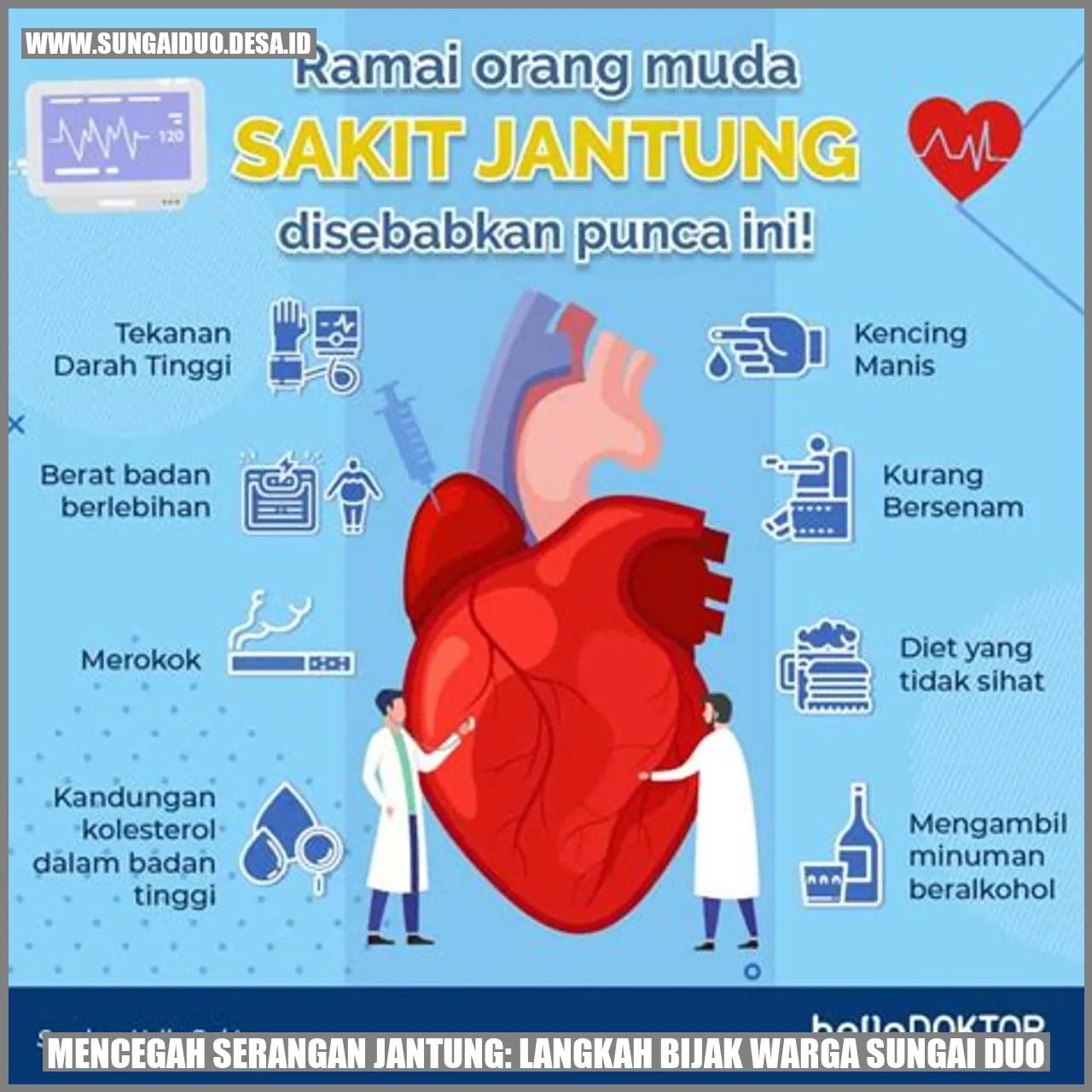 Mencegah Serangan Jantung: Langkah Bijak Warga Sungai Duo