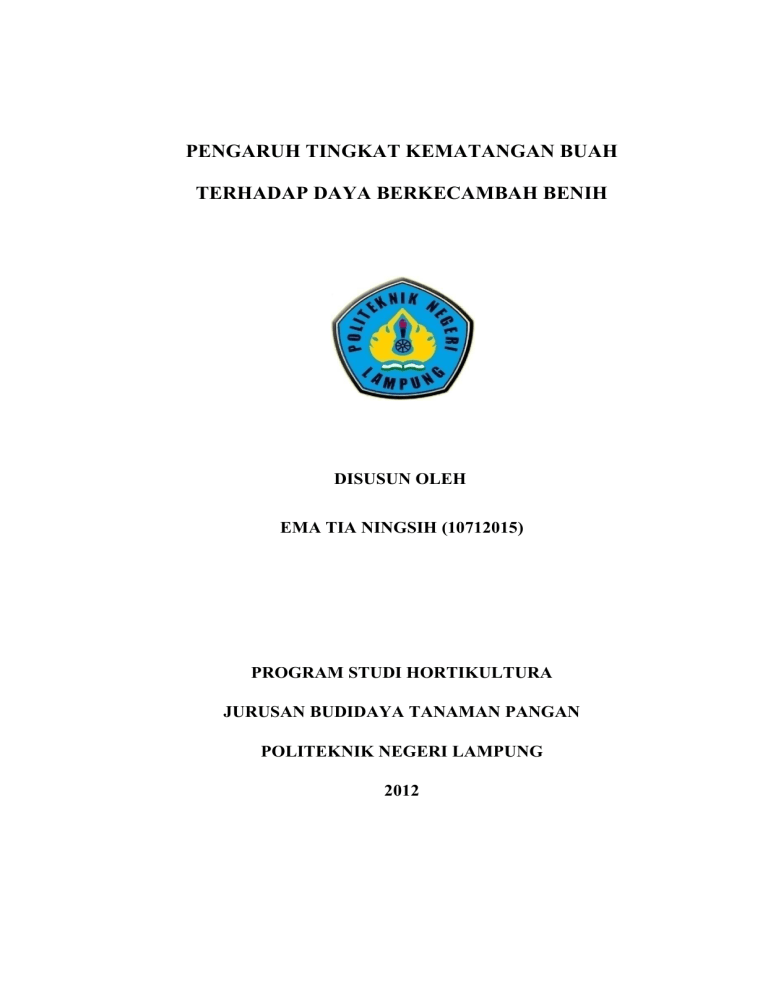 Pengaruh Tingkat Kematangan Tanaman terhadap Kebutuhan Pengairan