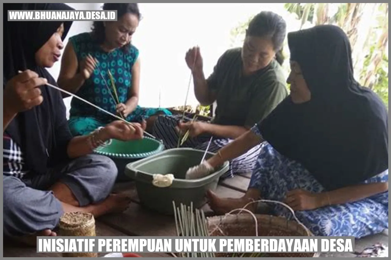 Program Desa Bendasari untuk Meningkatkan Keterampilan Bisnis bagi Perempuan