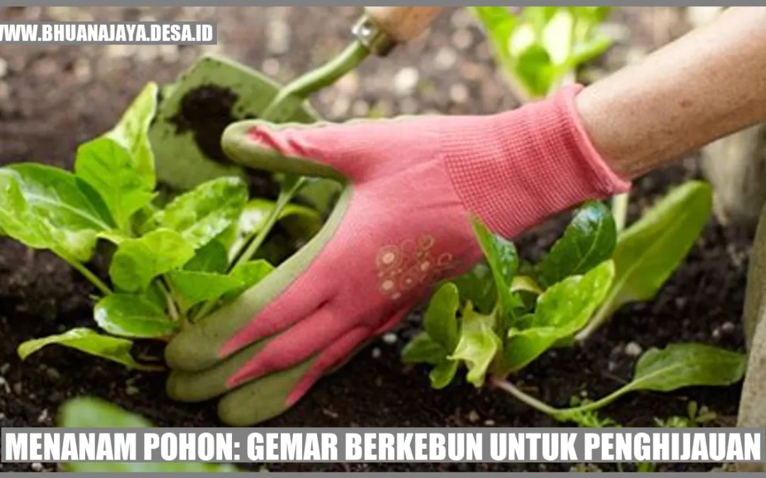 Penghijauan di Desa Bendasari: Menanam Pohon untuk Masa Depan yang Lebih Hijau