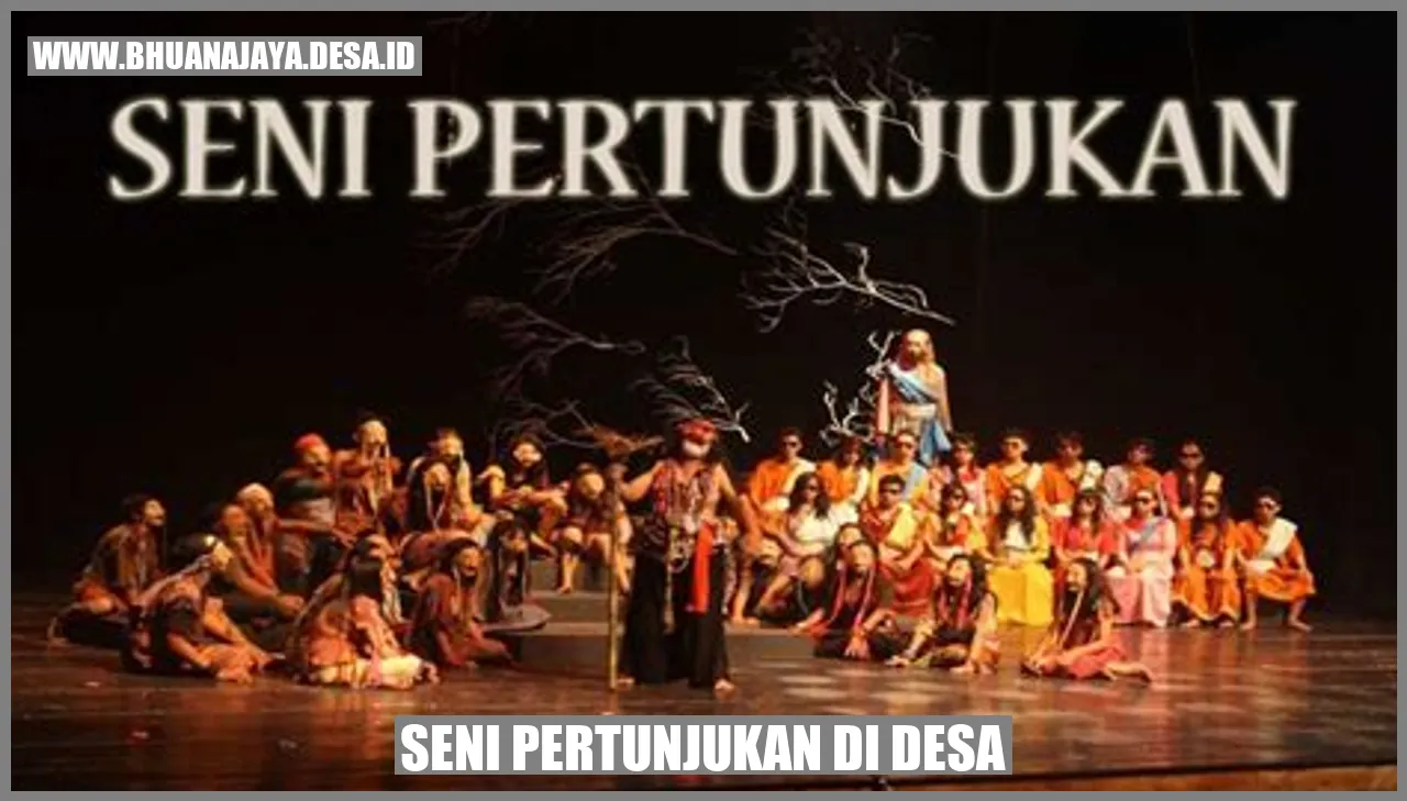 Tarian Tradisional yang Ditampilkan pada Acara Khusus Desa