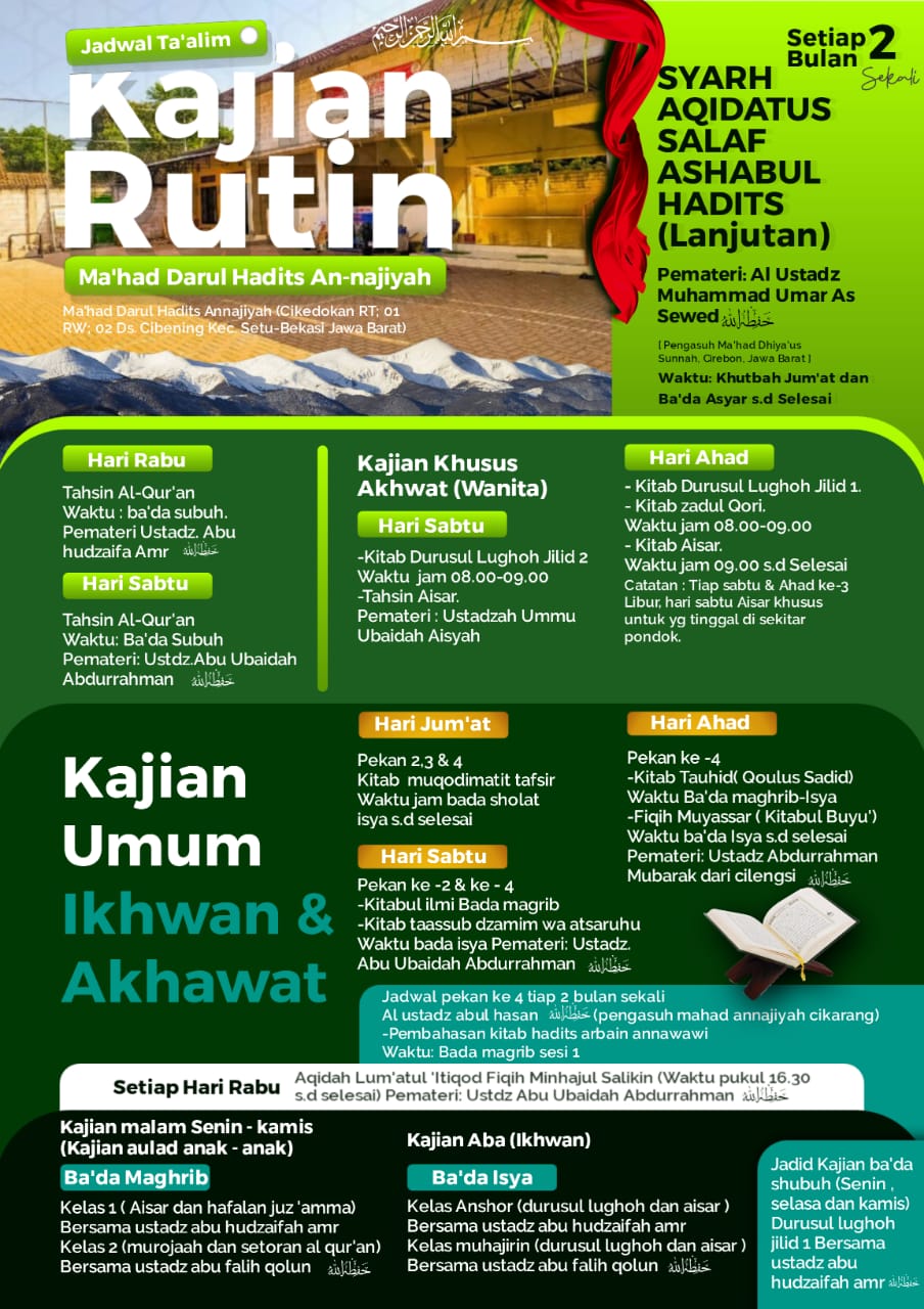 Tradisi Pengajian Rutin untuk Anak-Anak dan Dewasa