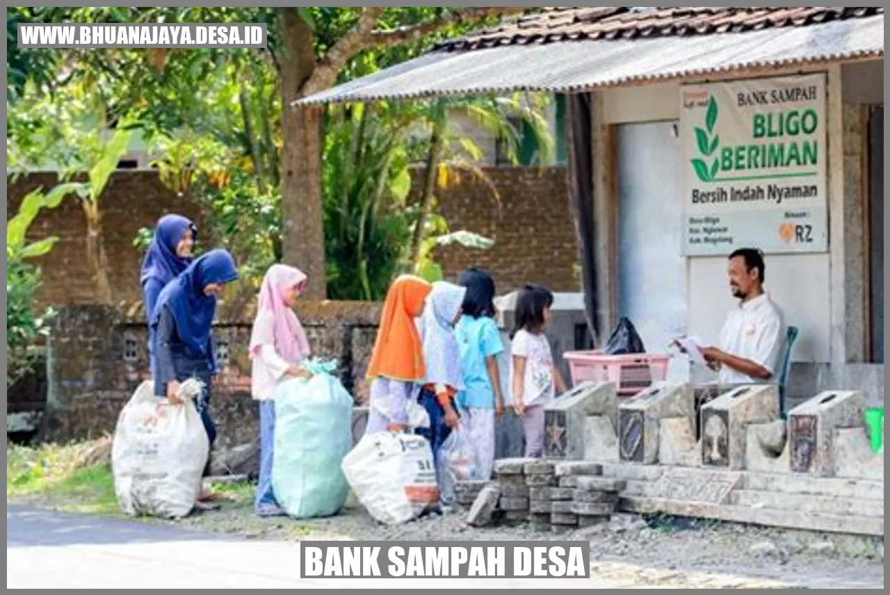 Desa Bendasari Mengembangkan Bank Sampah untuk Mengelola Sampah Secara Terpadu
